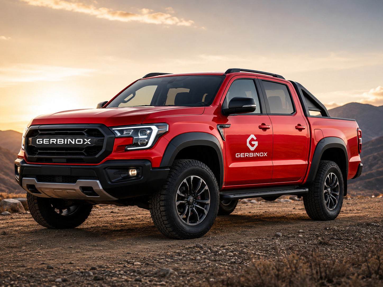 Pick-up rouge Gerb'Inox